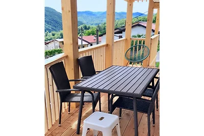 PLAVICA with cozy terrace 1000m from the bath...