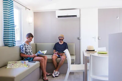 Mobile home with terrace at Domaine Les Mûrie...