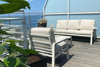 Penthouse für 6 Personen mit Meerblick