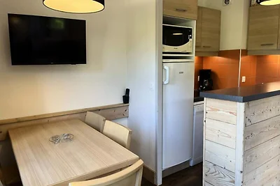 Wohnung in Plagne 1800 mit Bergblick