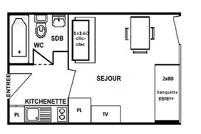 Appartement in Beaufortain vlakbij de...