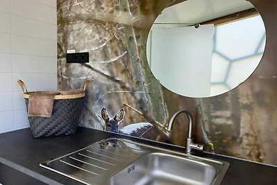 Luxuriöses Zelthaus mit Infrarotsauna