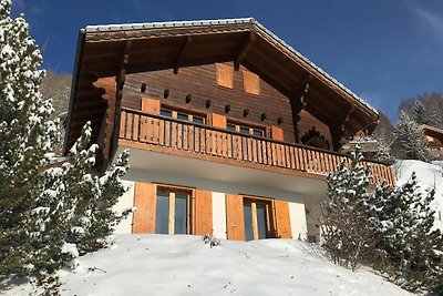 Sonniges Chalet in Veysonnaz mit Garten