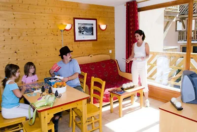 Wohnung in Aussois mit Bergblick