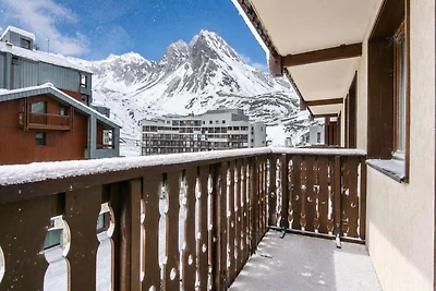 Alpine ski-appartement in Tignes voor 4...