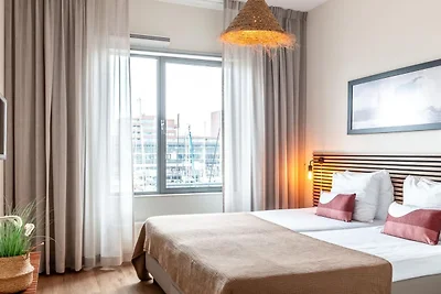 Schönes Apartment mit Blick auf den Hafen.