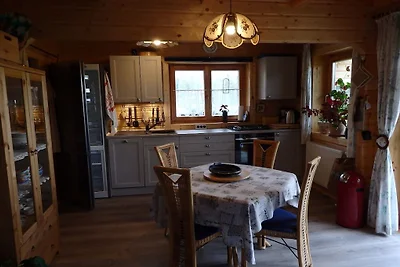 Cabane en bois dans le parc national