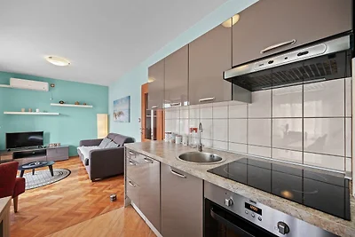 Rustig appartement aan zee in Kampor