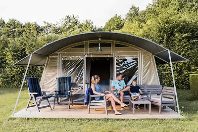 Leuke tentlodge op een vakantiepark