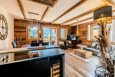 Apartment in Les Gets mit Sauna und Aussicht