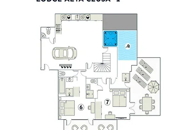 Chalet in La Clusaz mit Innenpool