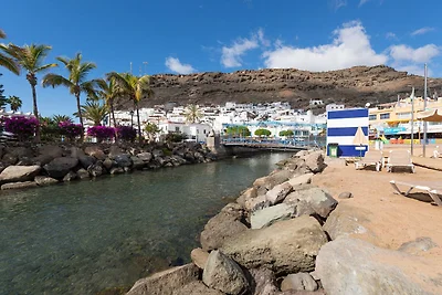 Strandapartment mit Terrasse und Aussicht