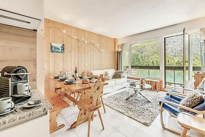 Wohnung in Tignes mit Gletscherblick