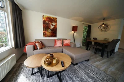 Chalet para 4 personas con ducha de lluvia.