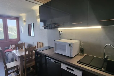 Ferienhaus in den Alpen mit Blick auf den Mon...