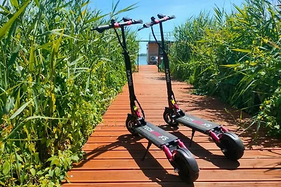 Casa con vista lago, vicino al mare, per 7...