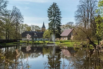 Hütte in Lassan mit Schwimmbecken