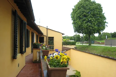 Con una bella vista sulle Mura Urbane...