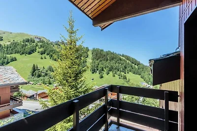 Wohnung in Plagne 1800 mit Bergblick