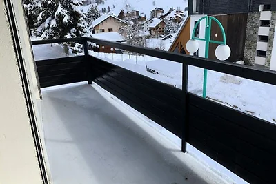 Wohnung in den Alpen mit Bergblick