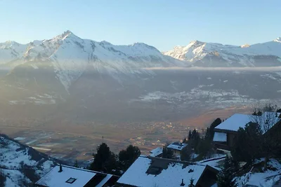 Wohnung in Veysonnaz mit Balkon