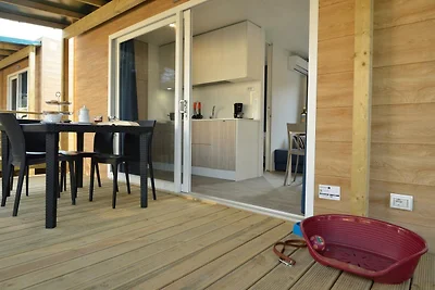 Mobilehome mit Whirlpool im Caravanpark della