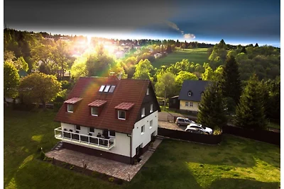 Villa in den Hügeln von Jachymov in der Nähe ...