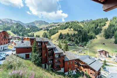 Apartment in Plagne mit Bergblick