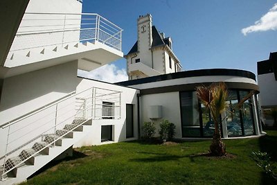 Gemütliche Wohnung am Strand mit Meerblick