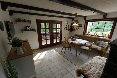 Ferienhaus in Oberschönau mit Bergblick