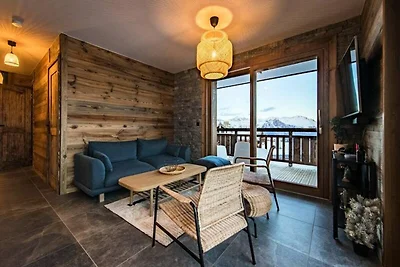 Apartment an der Marmotte-Piste mit Aussicht