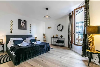 Charmant appartement met 1 slaapkamer en 4 zi...