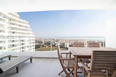 Appartement in Canet met uitzicht op zee en...