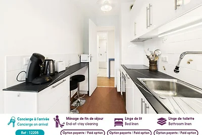 120 m van het strand - Appartement voor 4 per...