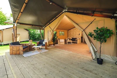 Premium-Safari-Zelt mit extra großer Terrasse