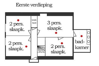 Ferienhaus mit 2 Schlafzimmer