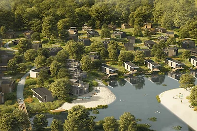 Lodge moderno sull'acqua