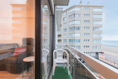 Wohnung mit frontalem Meerblick in Mariakerke