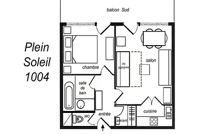 Ferienhaus in Mottaret an den Skipisten