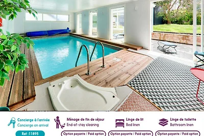 Apartment am Fluss Pénérf mit Pool