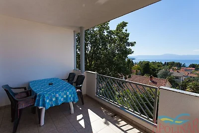 Wohnung in Kroatien mit Meerblick-Terrasse