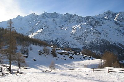 Chalet in Saas Grund midden in de bergen