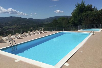 Elegant holiday home in a Citerna with swimmi...