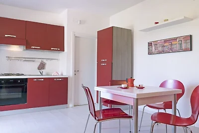Rosso con piscina - spiaggia privata inclusa