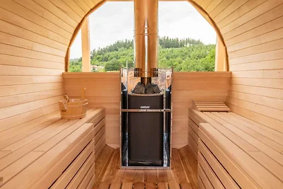 Hütte in Duszniki Zdrój mit Panoramablick