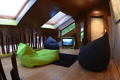 Ferienhaus mit Sauna und Garten in der Nähe v...