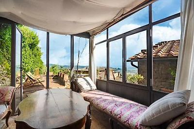 Villa in Cortona met uitzicht op Trasimeno
