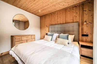 Apartment in Morzine mit Blick auf das Dorf