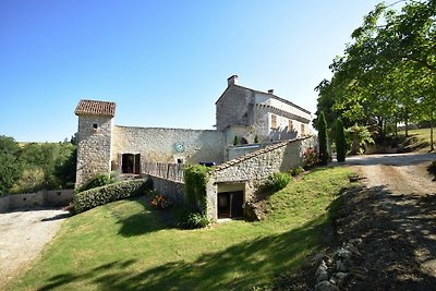 Castello con piscina e vista vicino ad Agen