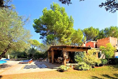 Sun-kissed villa in S' Espinagar with a priva...
